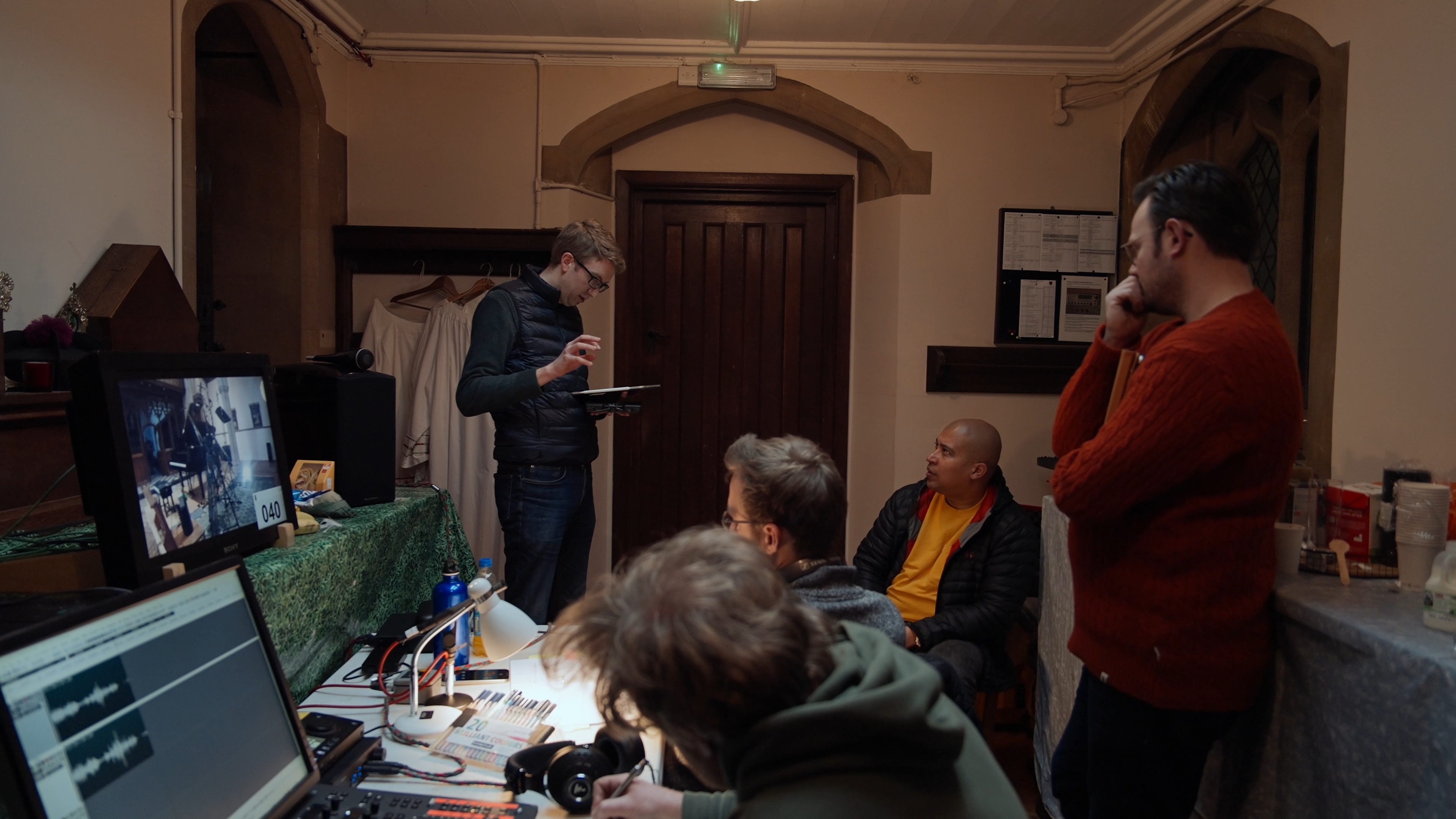 Winter Words CD Filming